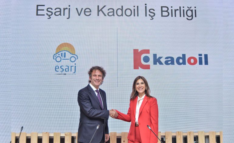 Eşarj ve Kadoil İş birliği ile Türkiye’nin Elektrikli Araç Şarj İstasyon Ağını Genişletiyor