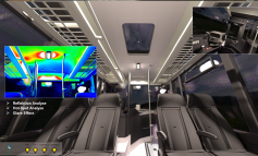Mercedes-Benz Türk Otobüs AR-GE ekibi iç aydınlatma testlerini dijital ortama taşıyor